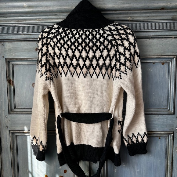 The Great. Geo Fair Isle Alpaca Blend Cardigan Size 0 (XS) - Picture 14 of 14